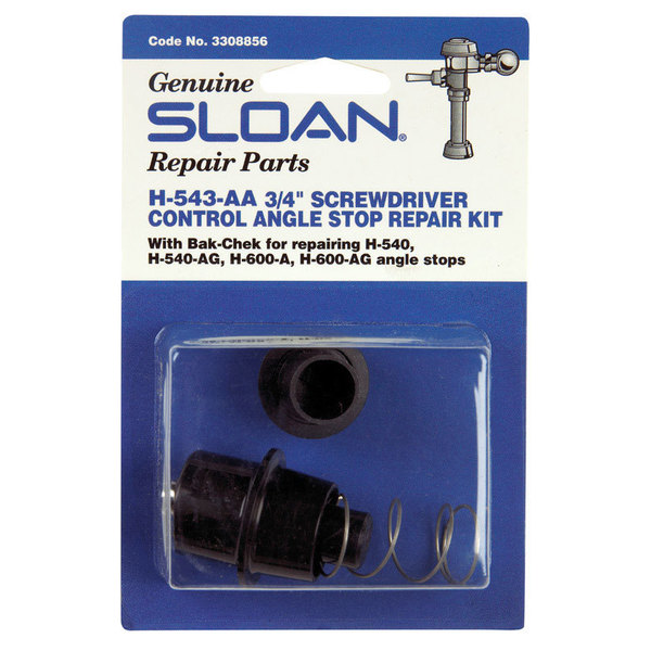 Sloan Angle Stop Kit H-543-Aa 3308856